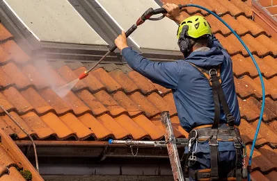 Démoussage et hydrofuge de toiture à Anglards-de-Salers